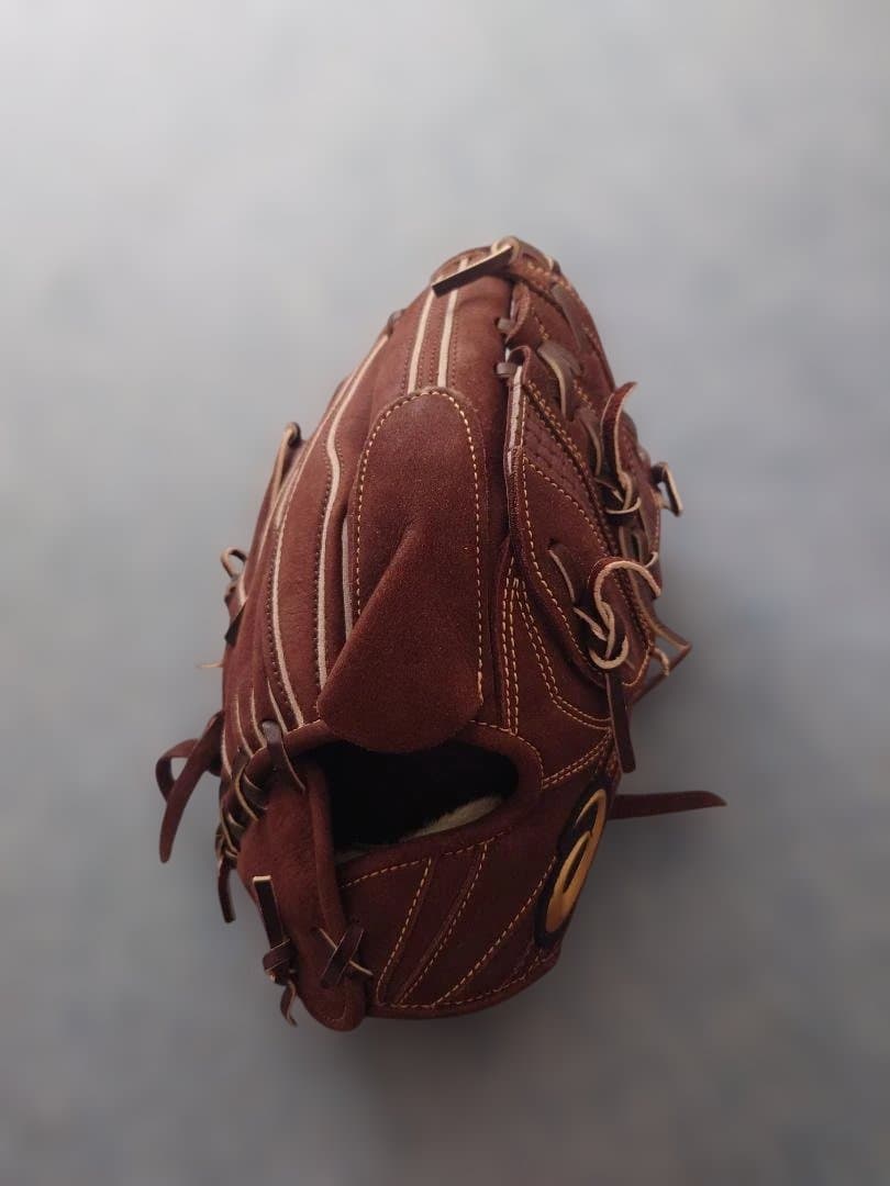 値下げしました！ASICS 硬式用グローブ ブラウンブラック ゴールドステージ