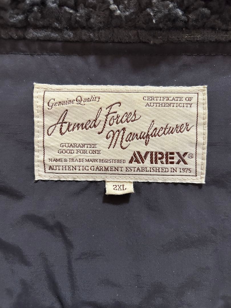 AVIREX アビレックス キルト アーミー ジャケット NO.6192155