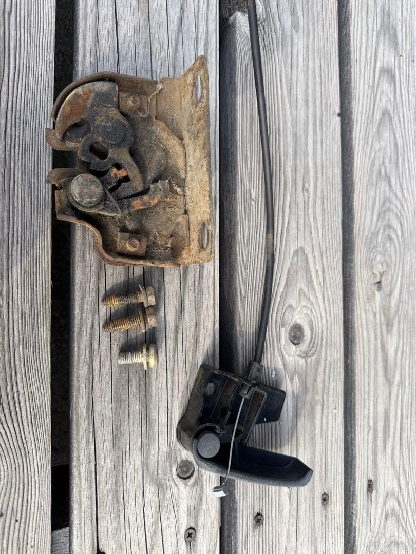 サバーバンボンネットラッチ、ワイヤー、ハンドルセット