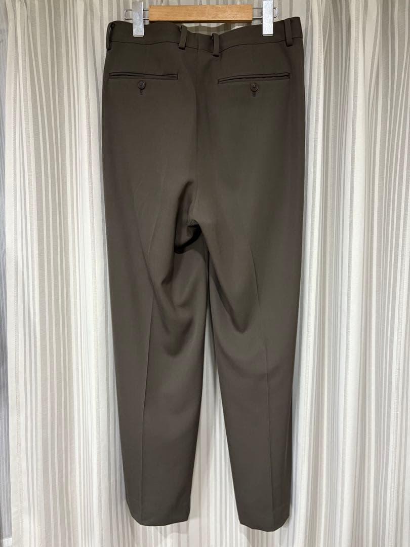 り*お様 LIGHT WOOL MAX GABARDINE TWO-TUCK S