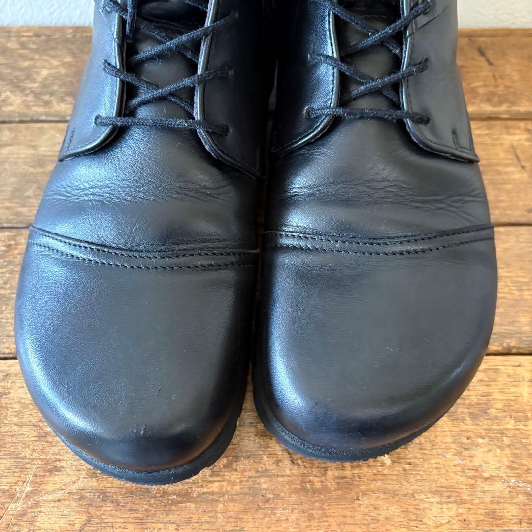 美品　ビルケンストック　フットプリンツ　レースアップサイドジップ　ブーツ38