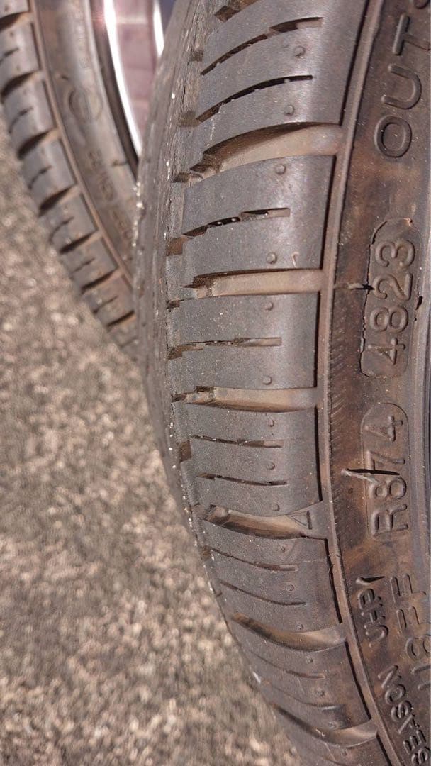 work NEZERT 15インチ アルミホイールタイヤセット マイスター系？