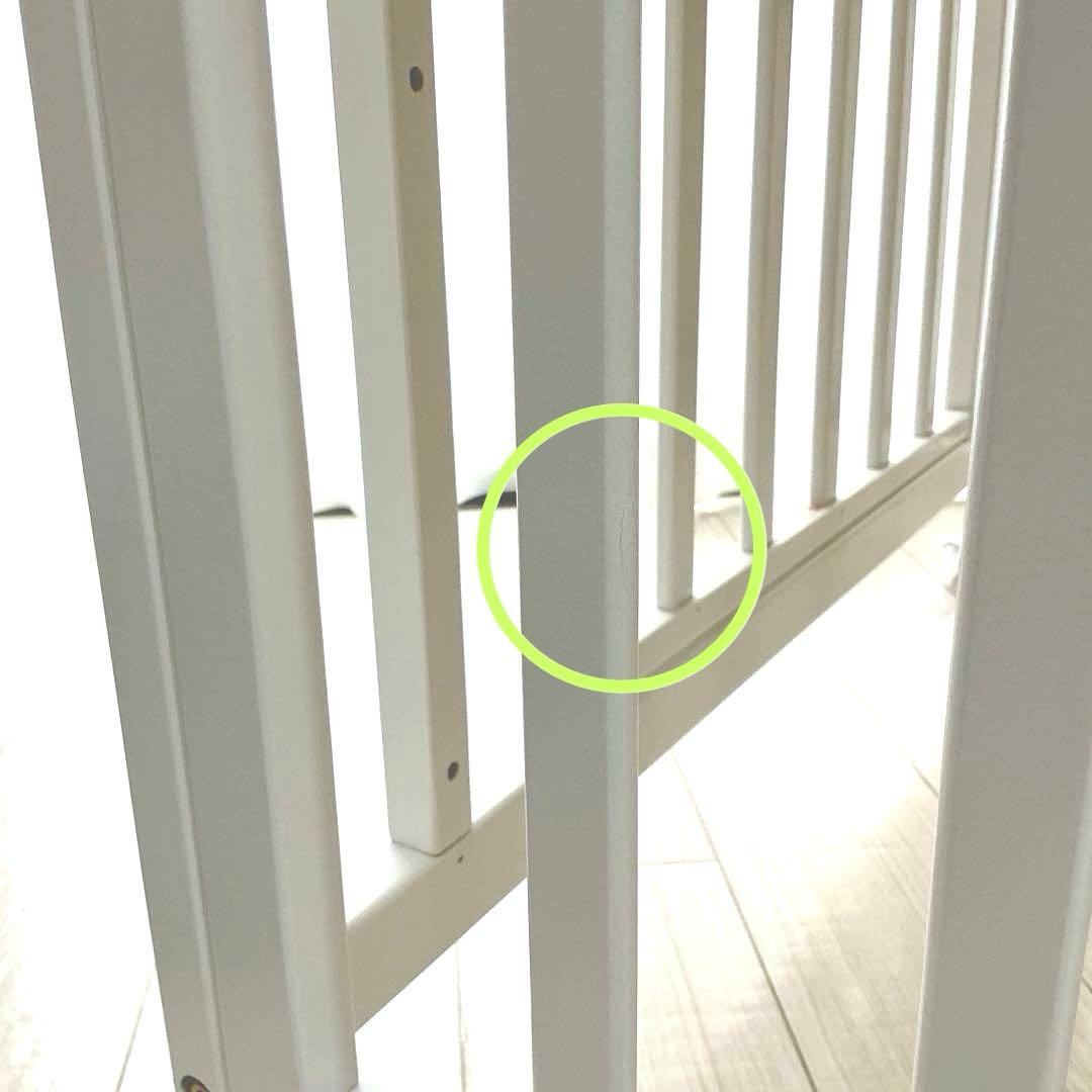 【美品】KATOJI ベビーベッド　折りたたみ　60×90 ホワイト