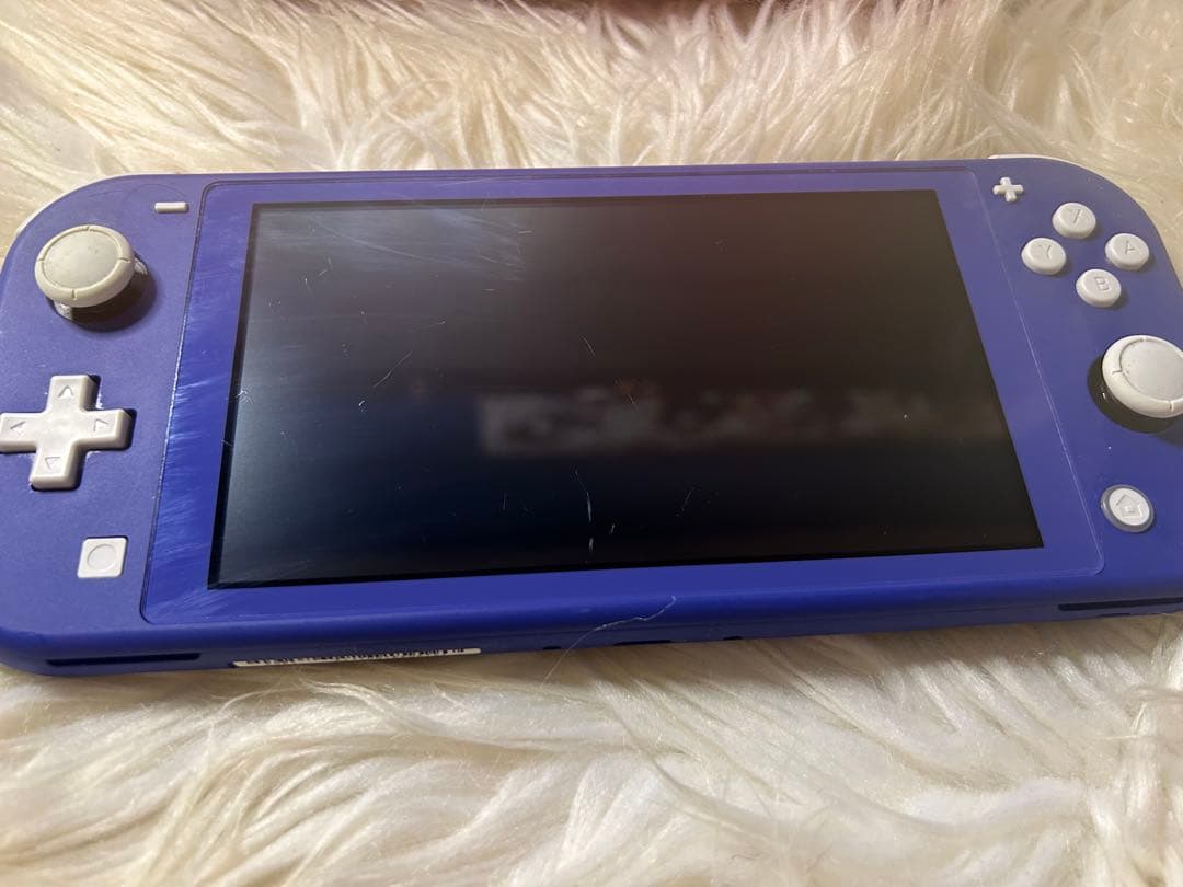 マ*ン様 Nintendo Switch Lite パープル 本体とゲームカード