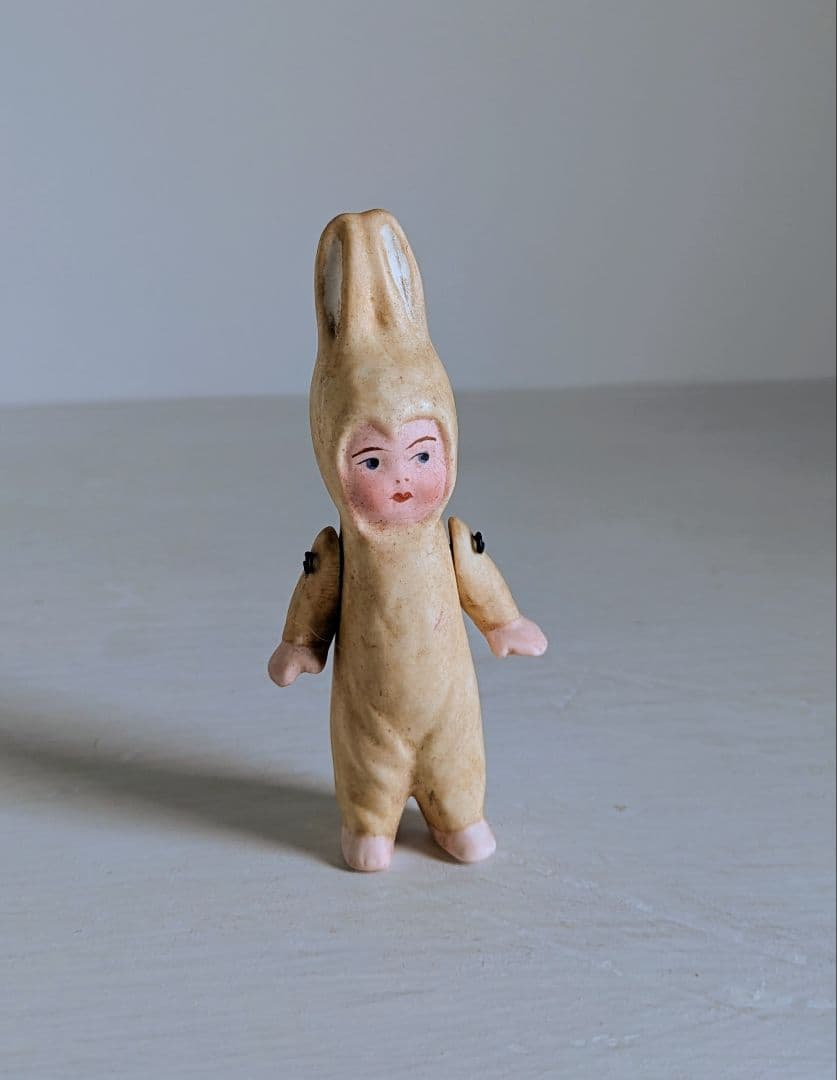ドイツ　アンティーク　ドール　イースターバニー
