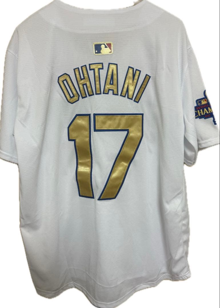 美品未着用　大谷翔平　ドジャース ユニフォーム　L