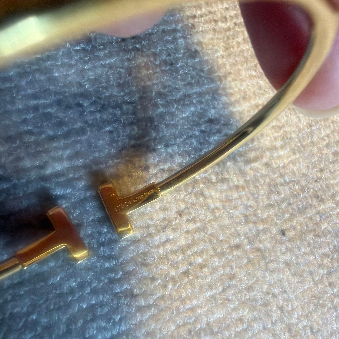 最終価格！ティファニーT ダイヤバングル