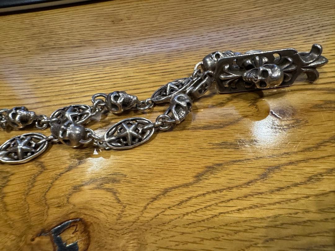 A&Gウォレットチェーン　スカルデザイン ウォレットチェーン
