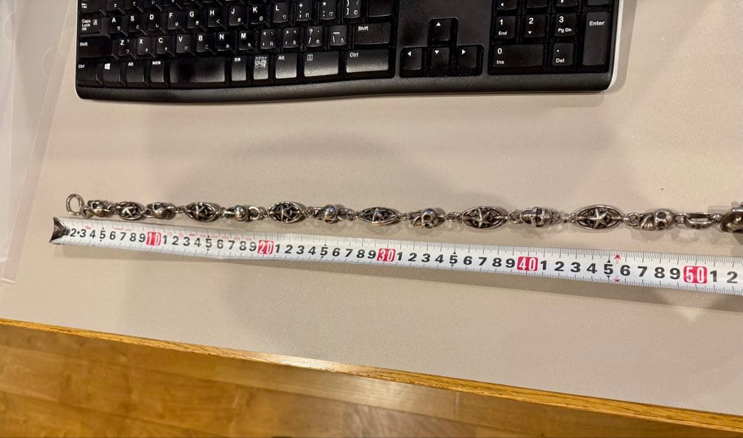 A&Gウォレットチェーン　スカルデザイン ウォレットチェーン