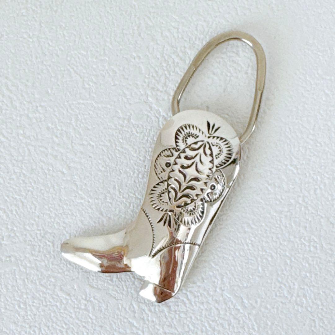 【美品】インディアンジュエリー　キーホルダー　キーリング　ナバホ