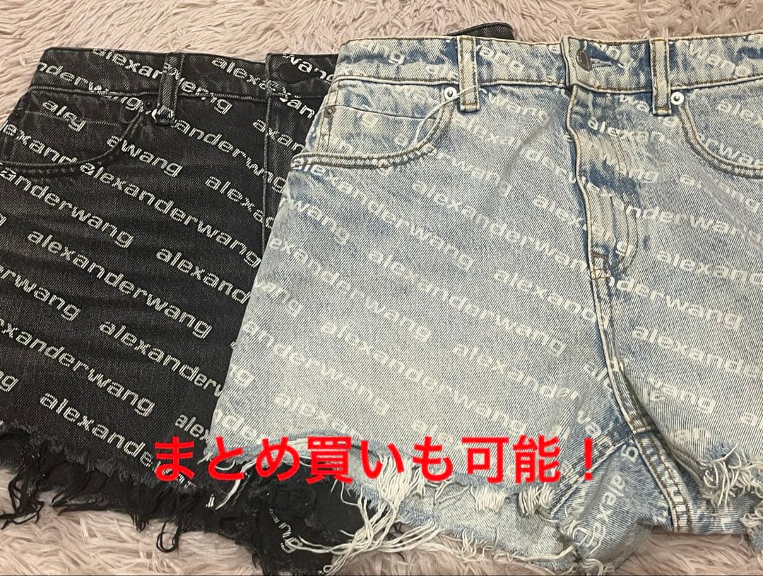 【正規品】Alexander Wang Bite デニムショートパンツ 26