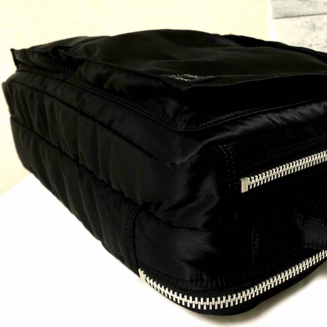 超美品✨ポータータンカー ビジネスバッグ3way 2層 A4可 大容量 ブラック