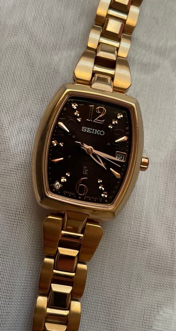 SEIKO ルキア　ソーラー電波時計