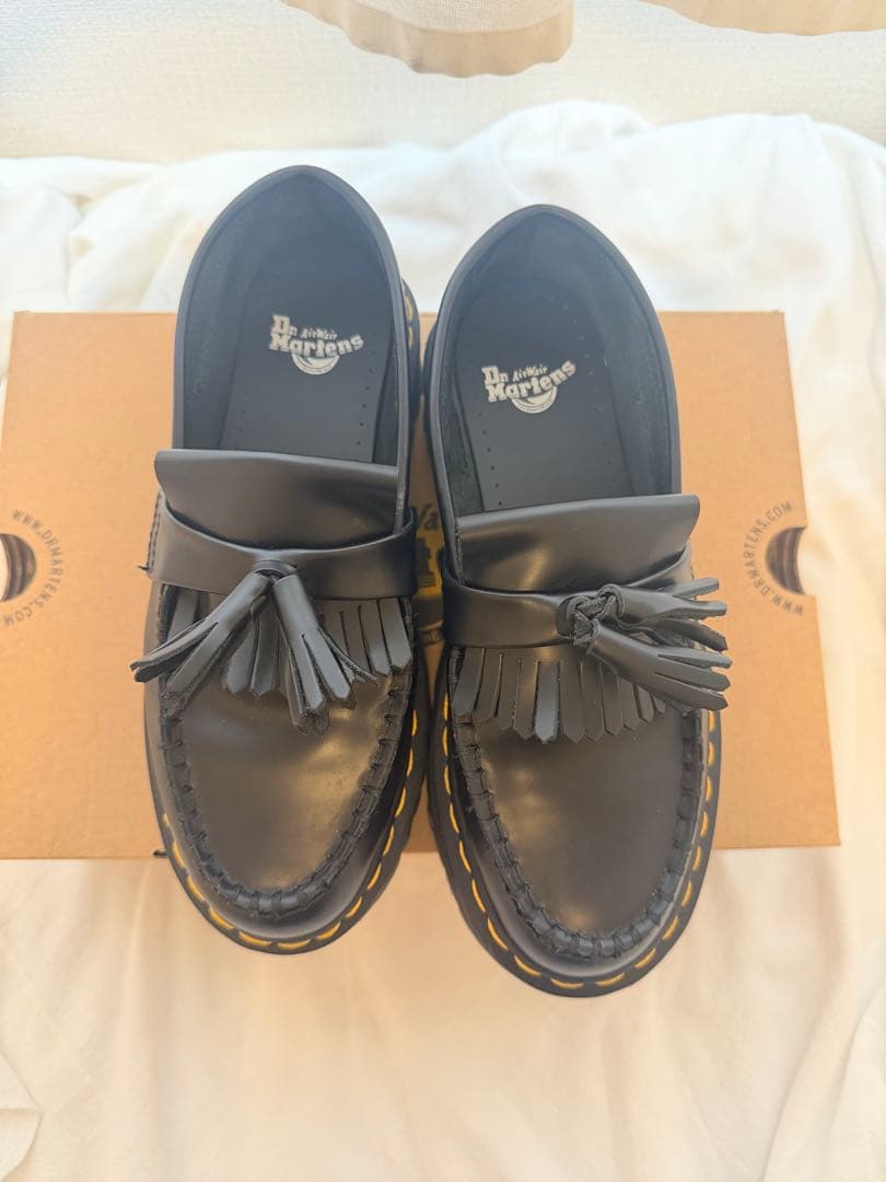 ドクターマーチン エイドリアン クアッド　厚底ローファー