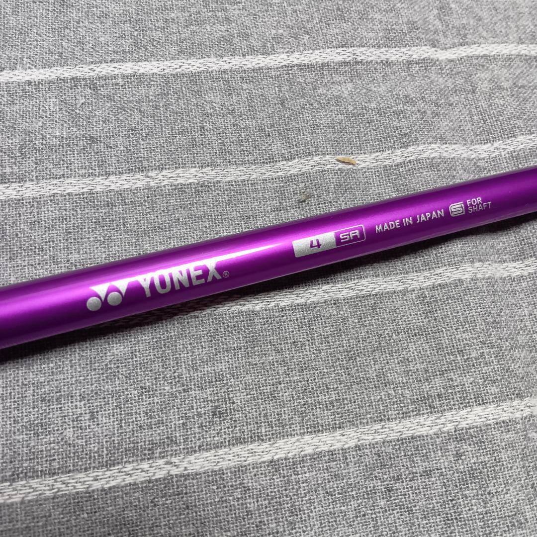 ヨネックス　REXIS XELA　4-SR　ドライバー　シャフト　スリーブ付