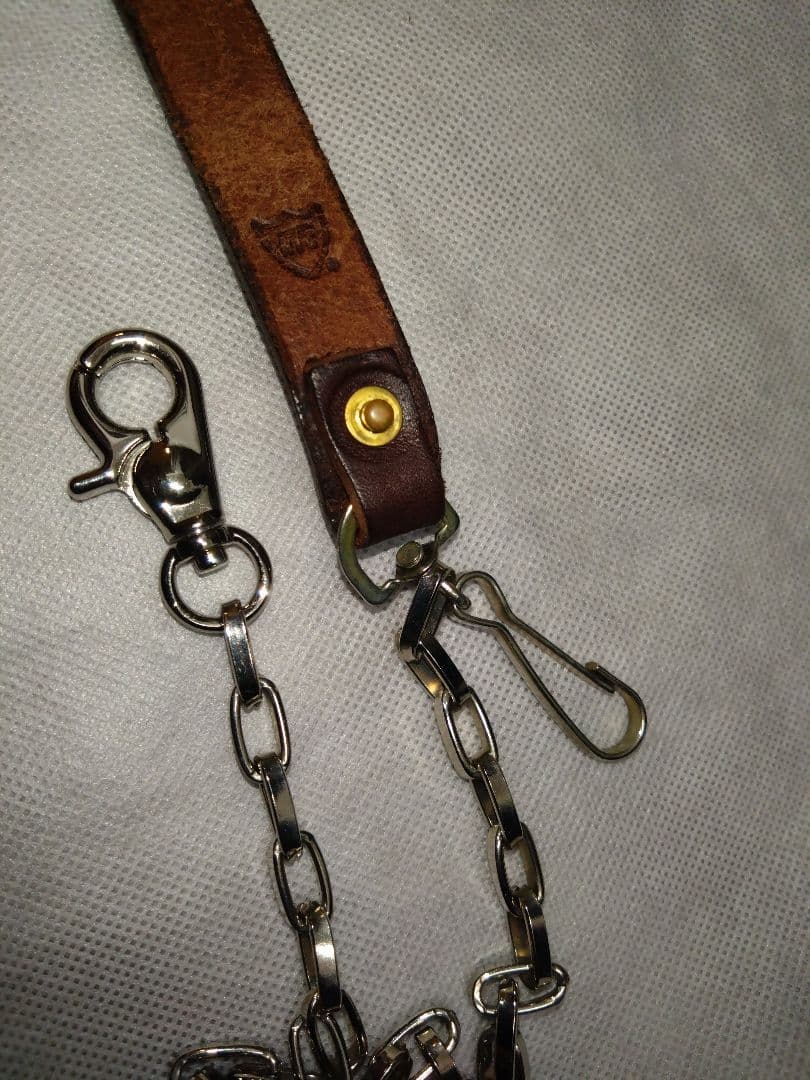 完売品　HTC　ウォレットチェーン　ダークブラウン