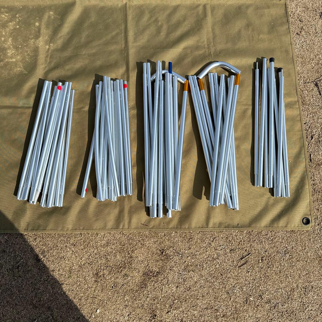 スノーピークリビングシェル＆インナールーム＆グランドシート＆シールドルーフ