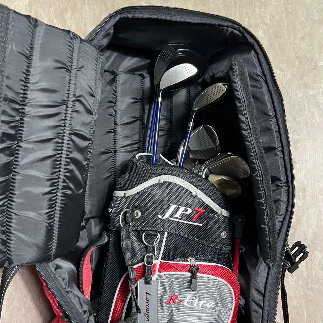 極美品 MAXFLI キャスター付 ゴルフトラベルカバー トラベルバッグ