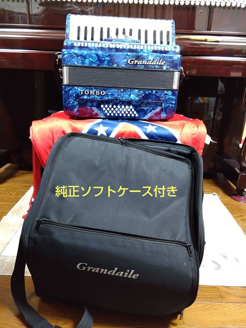 TOMBO Grandaile GT-32超レア青 簡易調律済新品パーツ交換多数