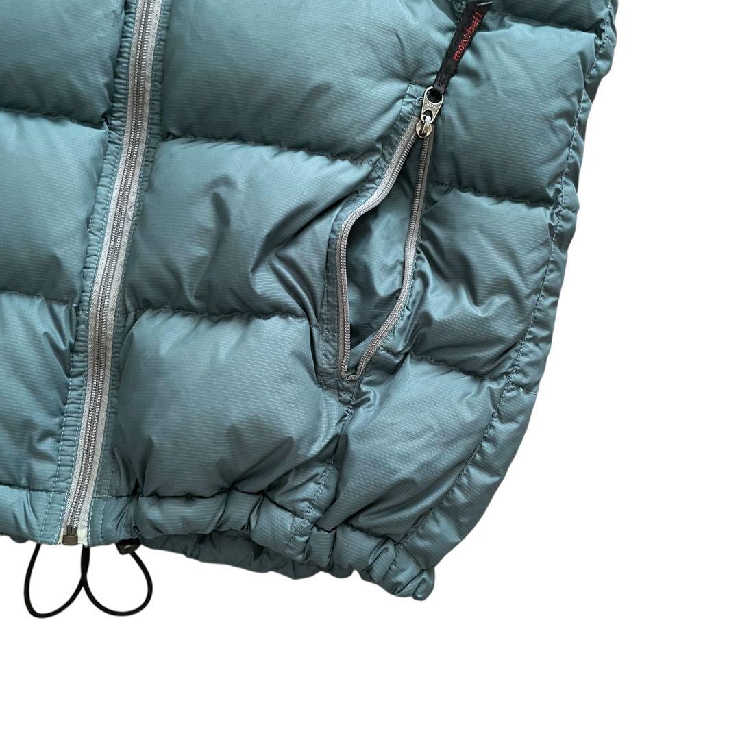 【美品】mont-bellモンベル 90s ネージュ ダウンベスト L.ブルー