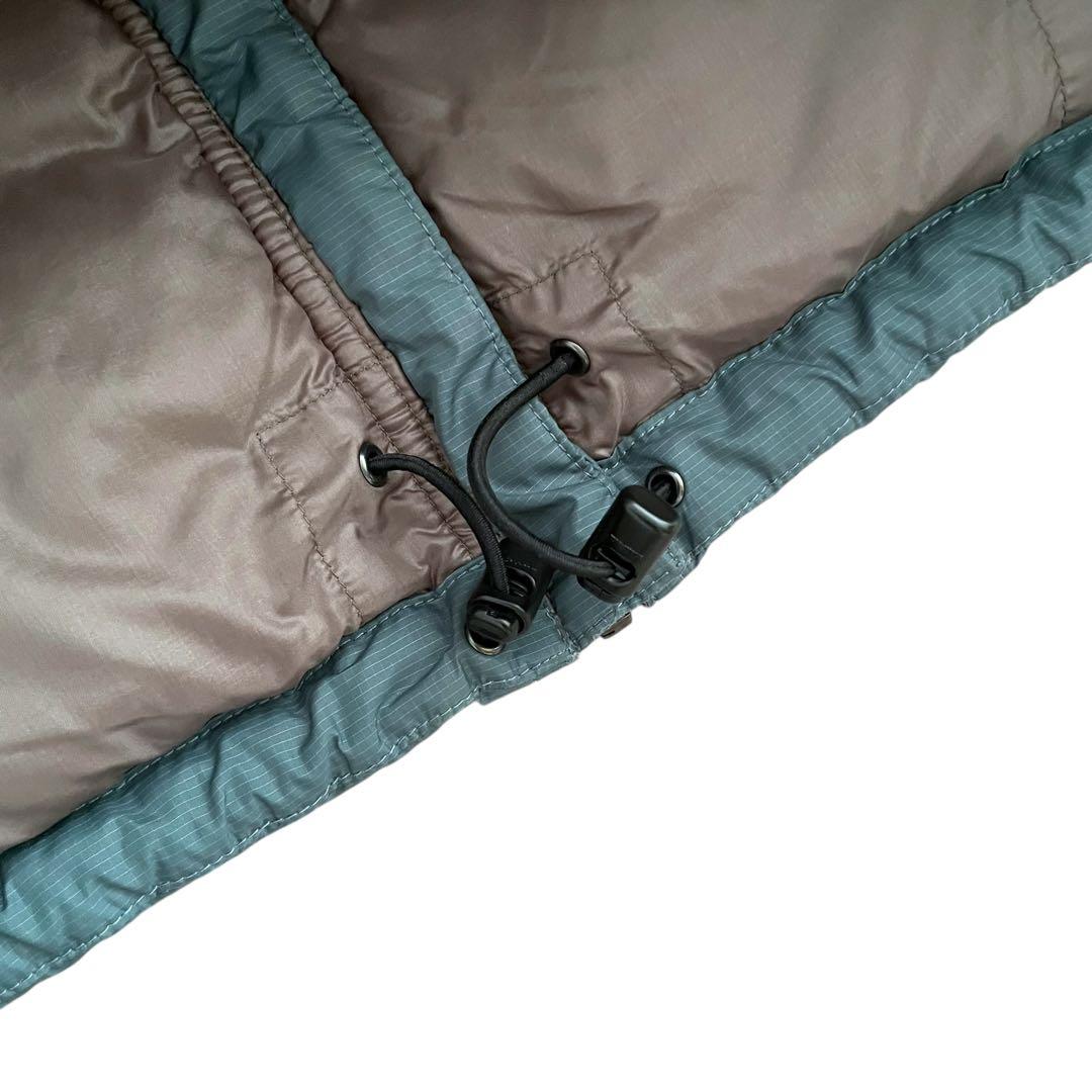 【美品】mont-bellモンベル 90s ネージュ ダウンベスト L.ブルー