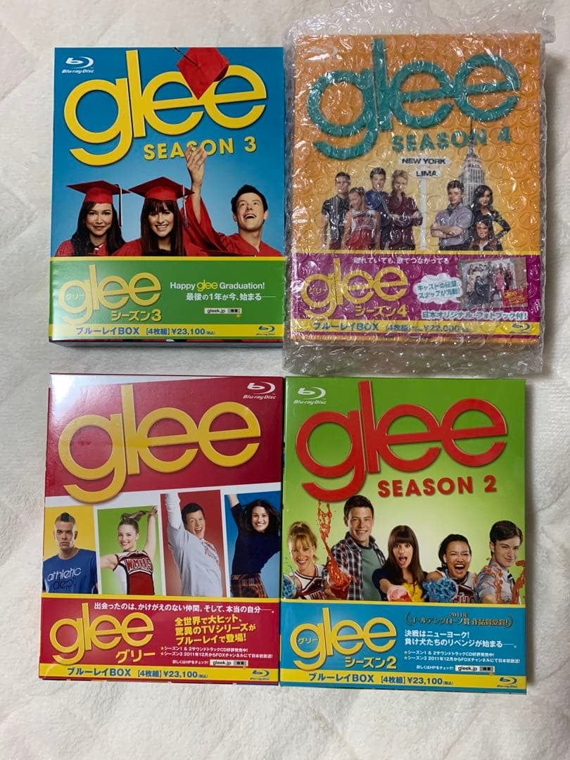 glee グリー Season1,2,3,4 ブルーレイ