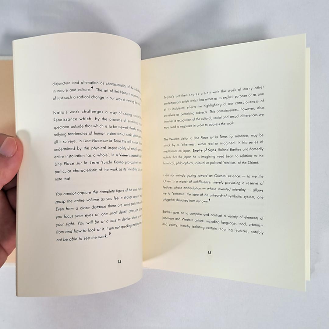 A Quality of Noticing/内藤礼/図録/1000部限定/希少本