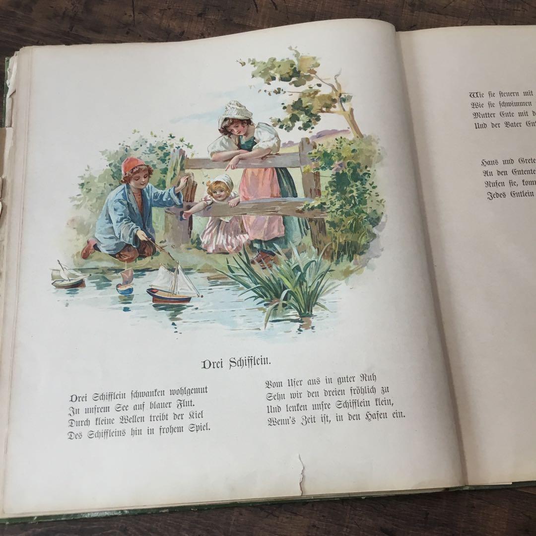 ドイツ語　アンティーク本　絵本