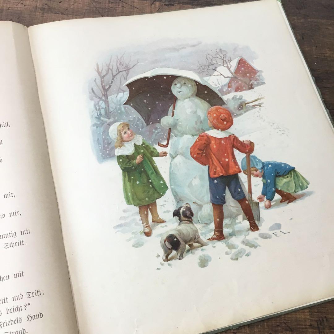 ドイツ語　アンティーク本　絵本