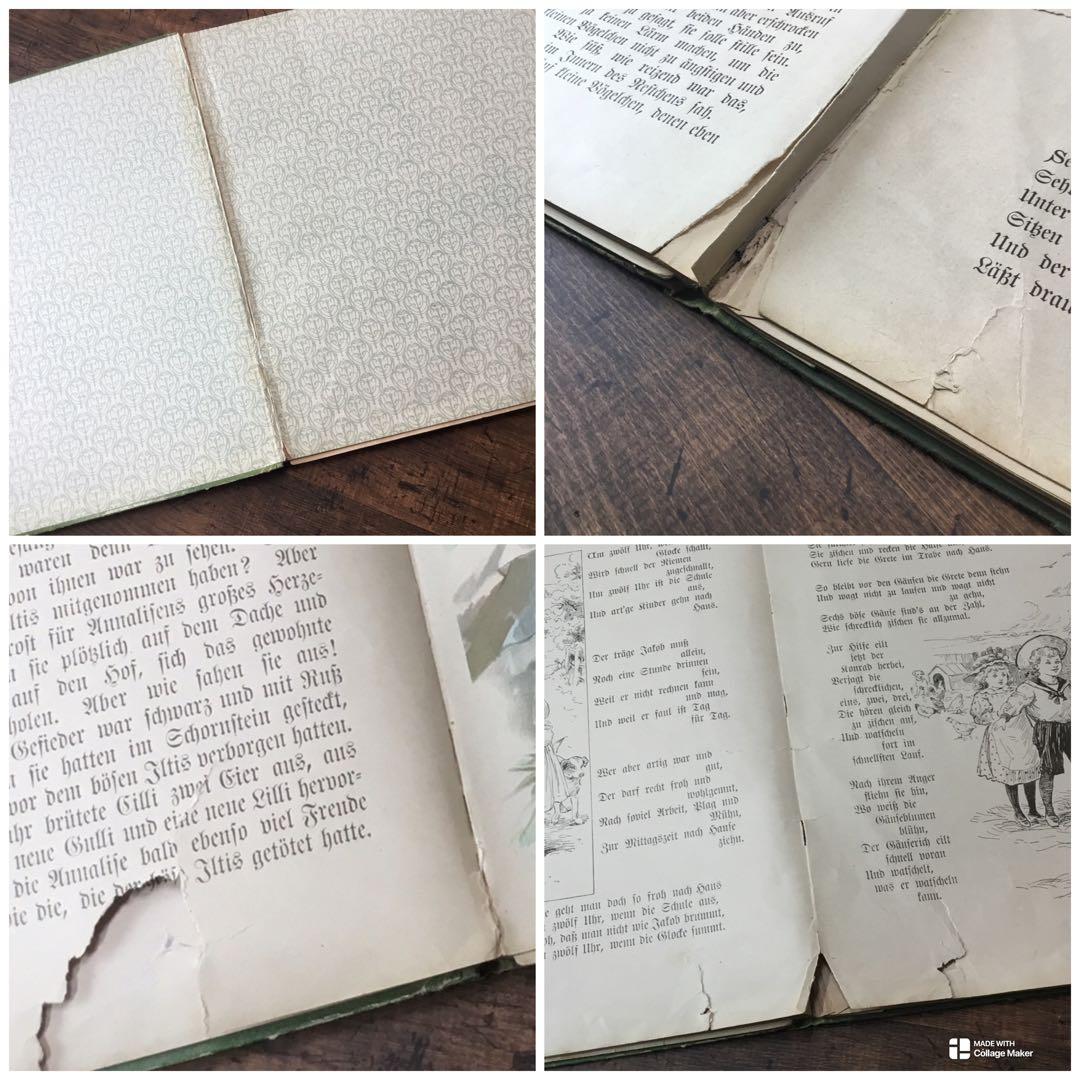 ドイツ語　アンティーク本　絵本