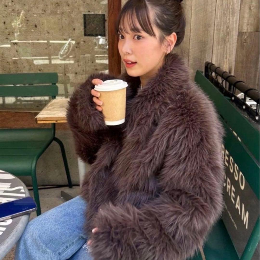 ち*ー様 mystic ショートファーコート