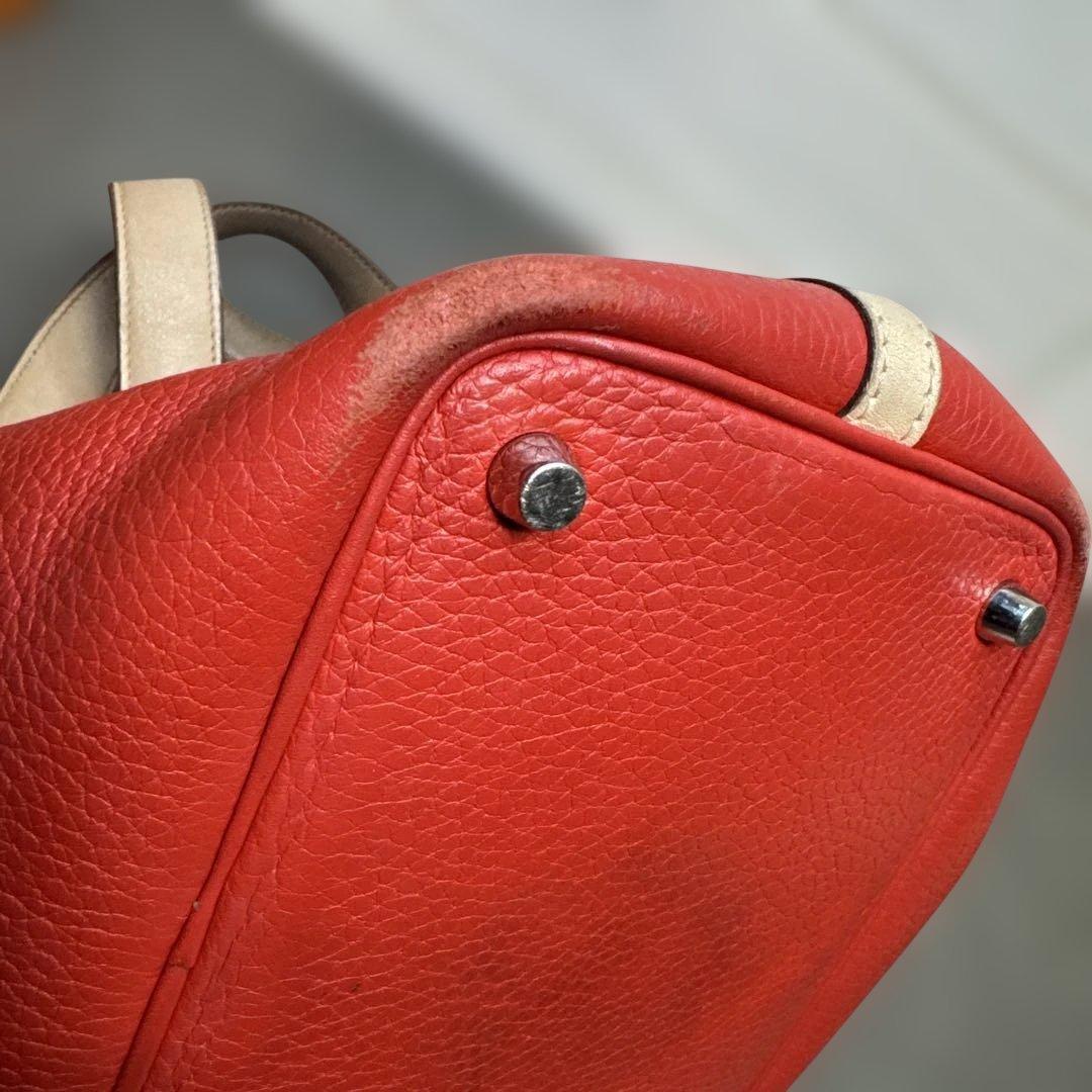 HERMES エルメス　ピコタンロックPM バイカラー　トリヨン