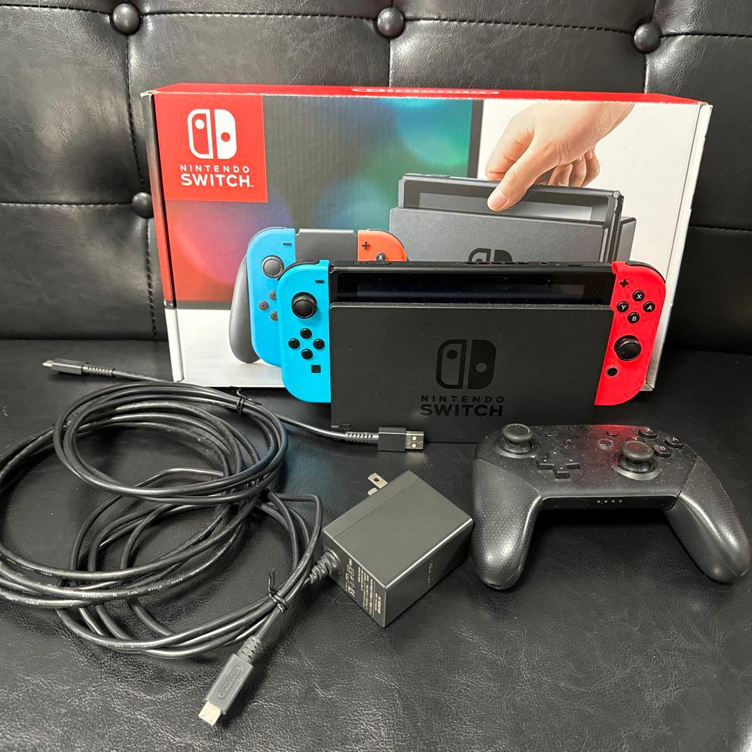 Nintendo Switch 本体 箱あり プロコン付き