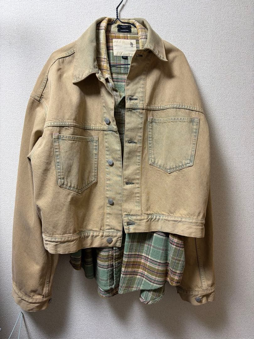 常田大希さん着用 Acne Studios デニムジャケット＋r13シャツ