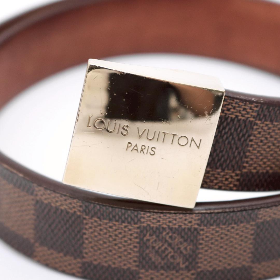 美品 ルイヴィトン ダミエ ベルト 70cm±5 3cm幅　 919