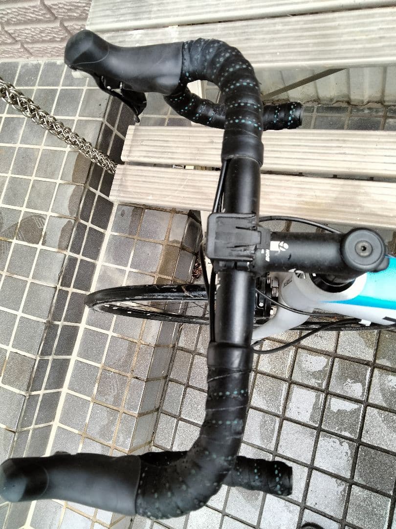 引取限定　TREK domane　シルバー　ブルー　サイズ５２ｃｍ