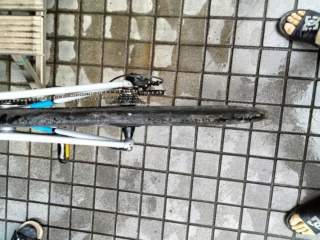 引取限定　TREK domane　シルバー　ブルー　サイズ５２ｃｍ