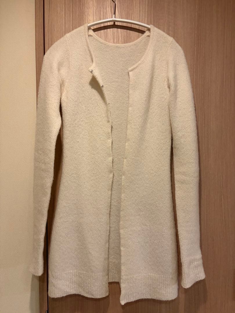 トップス yo biotope cashmere hook long cardigan