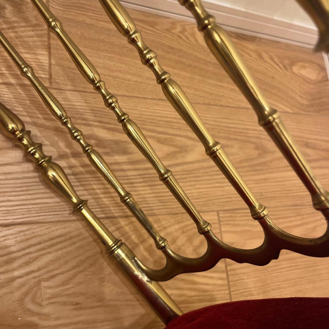 Chiavari キアヴァリチェア　真鍮　イタリア　ヴィンテージ　ゴールド