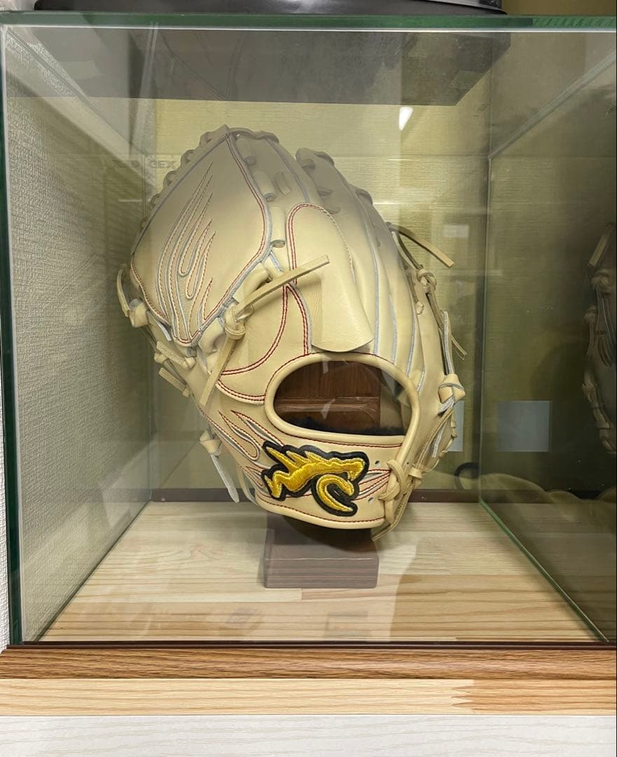 未使用　RYU　リュウ　硬式　左　投手用　キャメル色