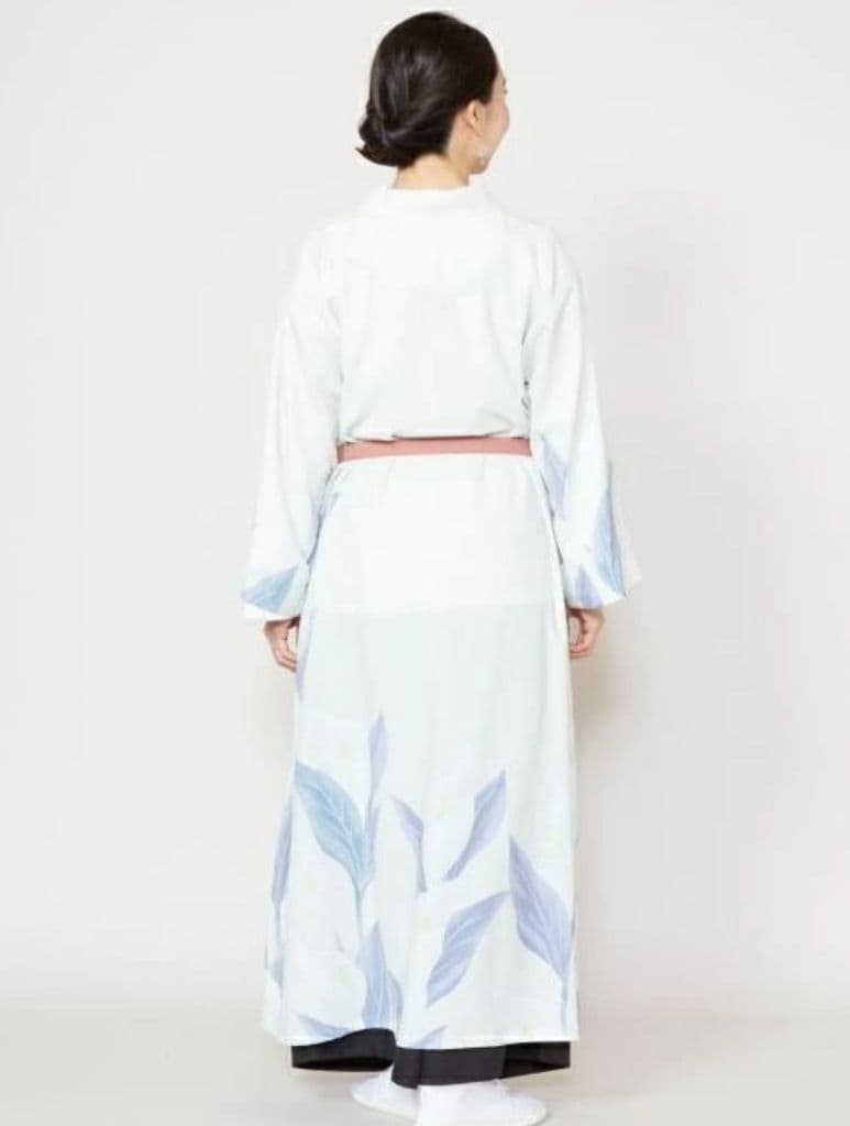 ワモノヤカヤ　新品未使用タグ付き水芭蕉羽織付きロングワンピースFREE SIZE