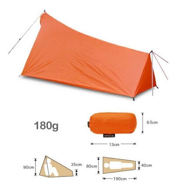 ヘリテイジ　エマージェンシーソロシェルター(旧モデル) 専用ポール付き