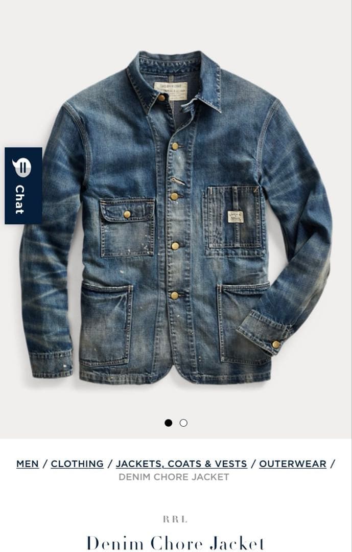 RRL デニムジャケット カバーオール Ralph Lauren