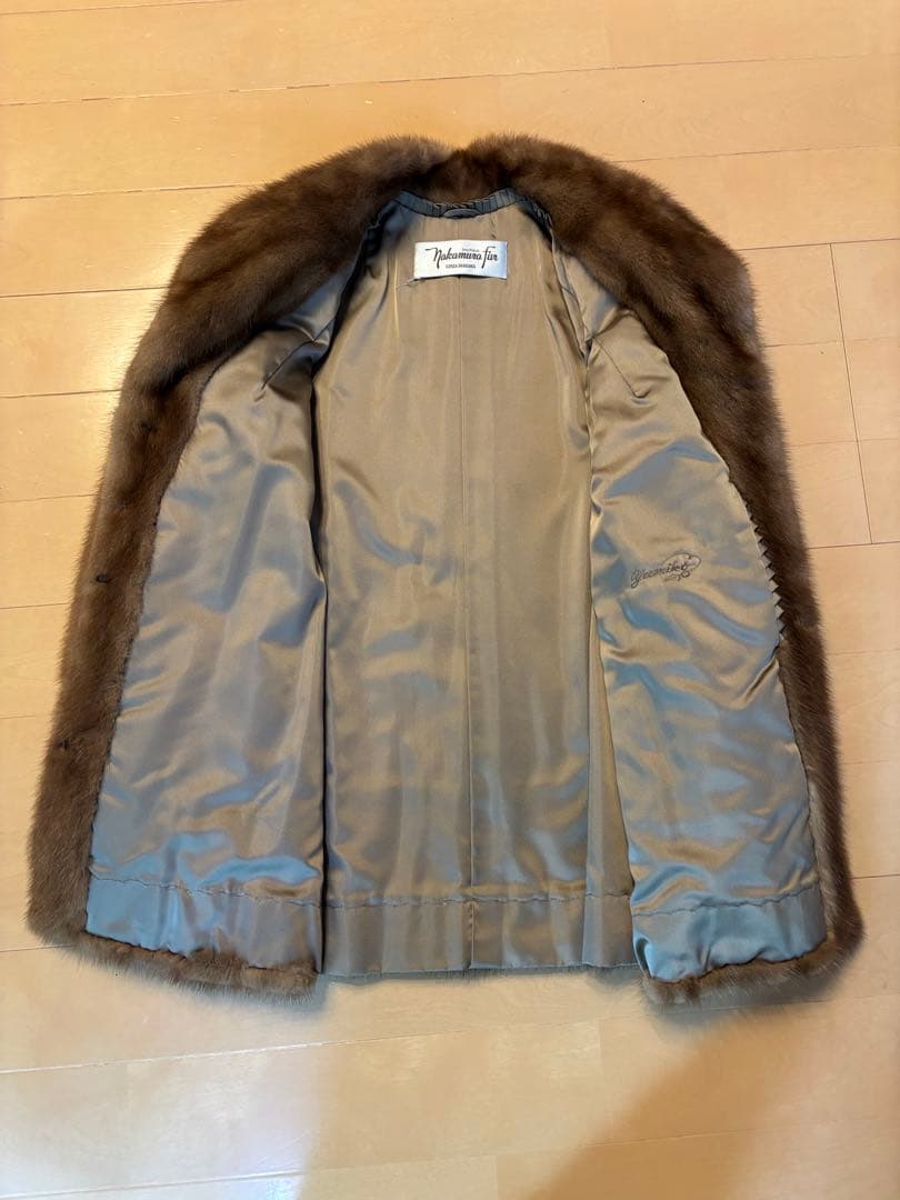 ゆ*」様 Nakamura Fur ブラウン毛皮コート