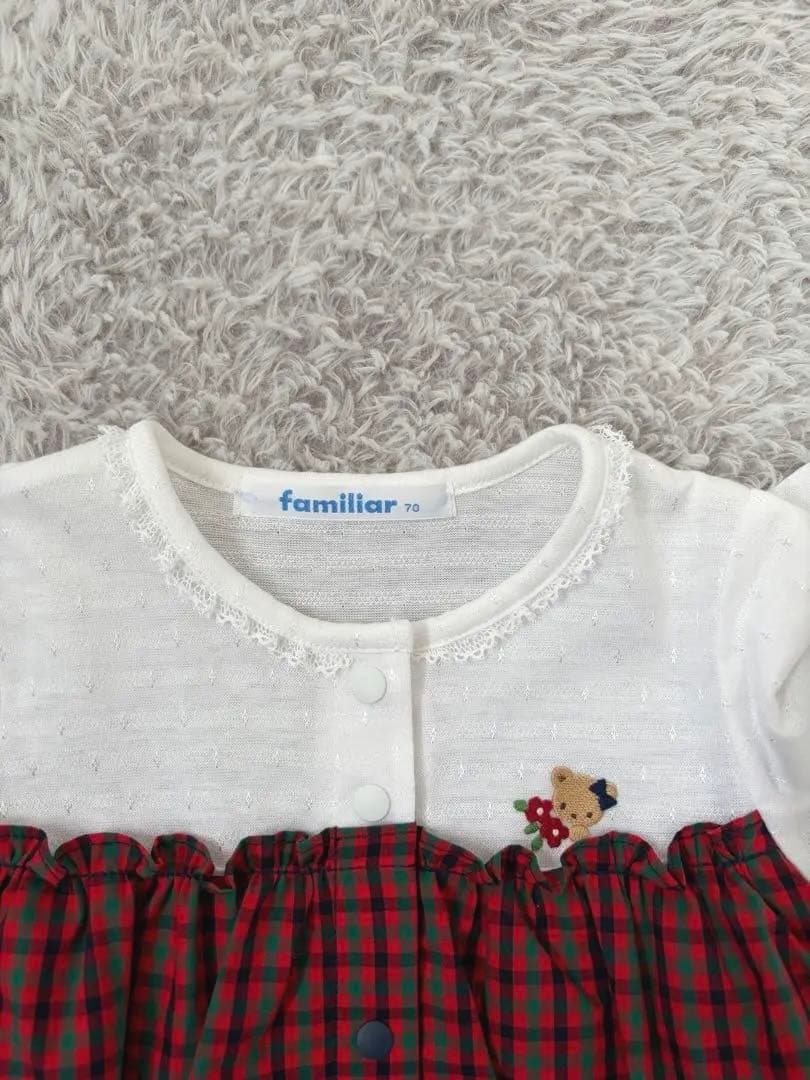 familiar ロンパース 70 未使用！