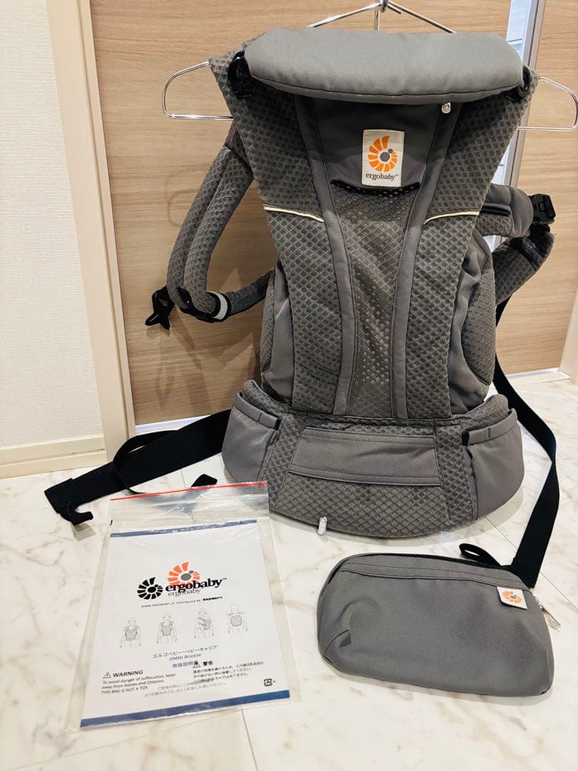 【極美品】エルゴベビー　オムニ ブリーズ　グラファイトグレー
