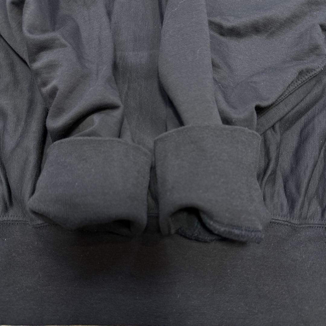 AURALEE ELASTIC HIGH GAUGE SWEAT 黒 23ss