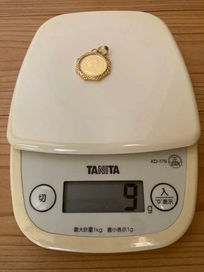 ペンダント K18 K24 イギリス マン島 キャット金貨