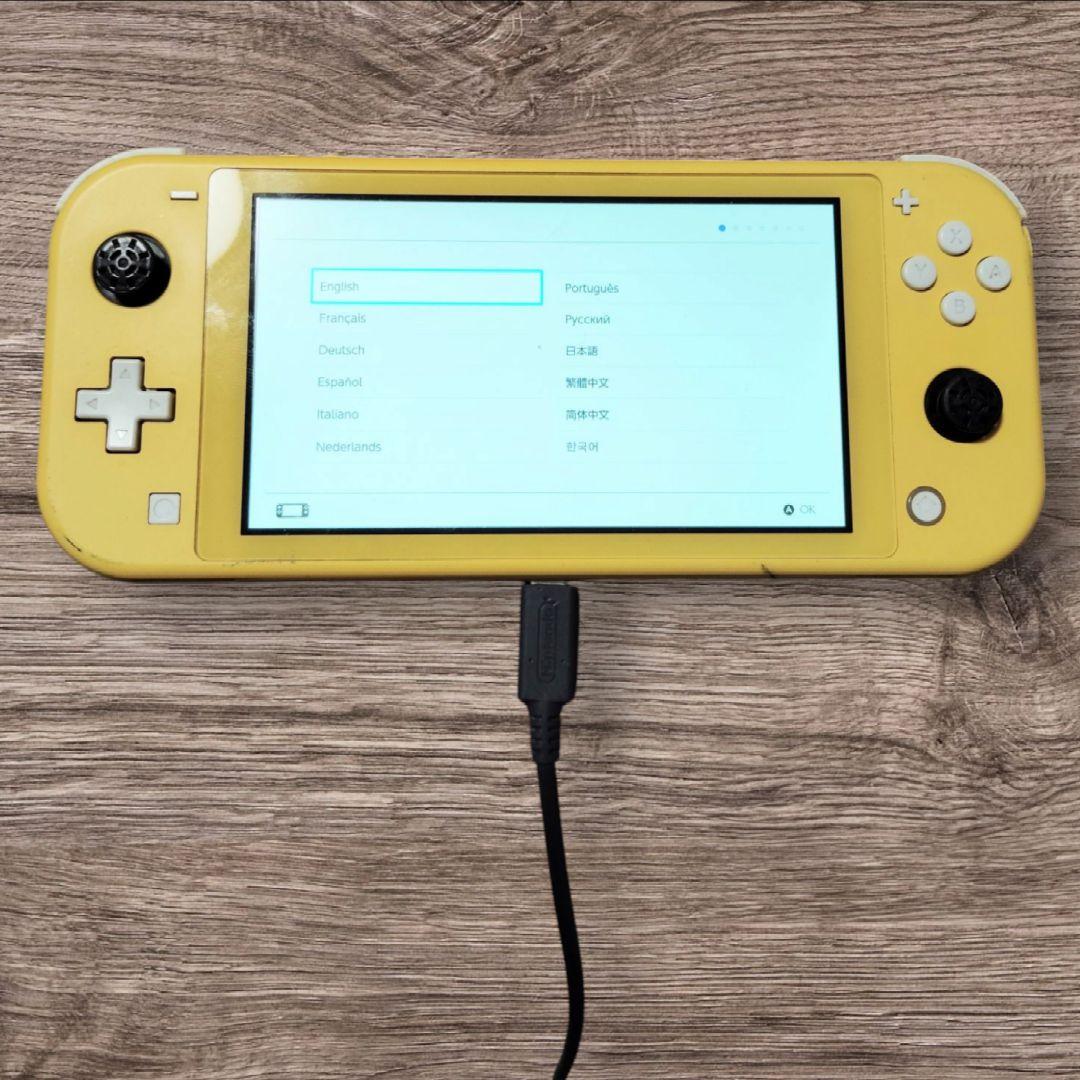 【ジャンク品】Nintendo Switch Lite イエロー 充電器付き