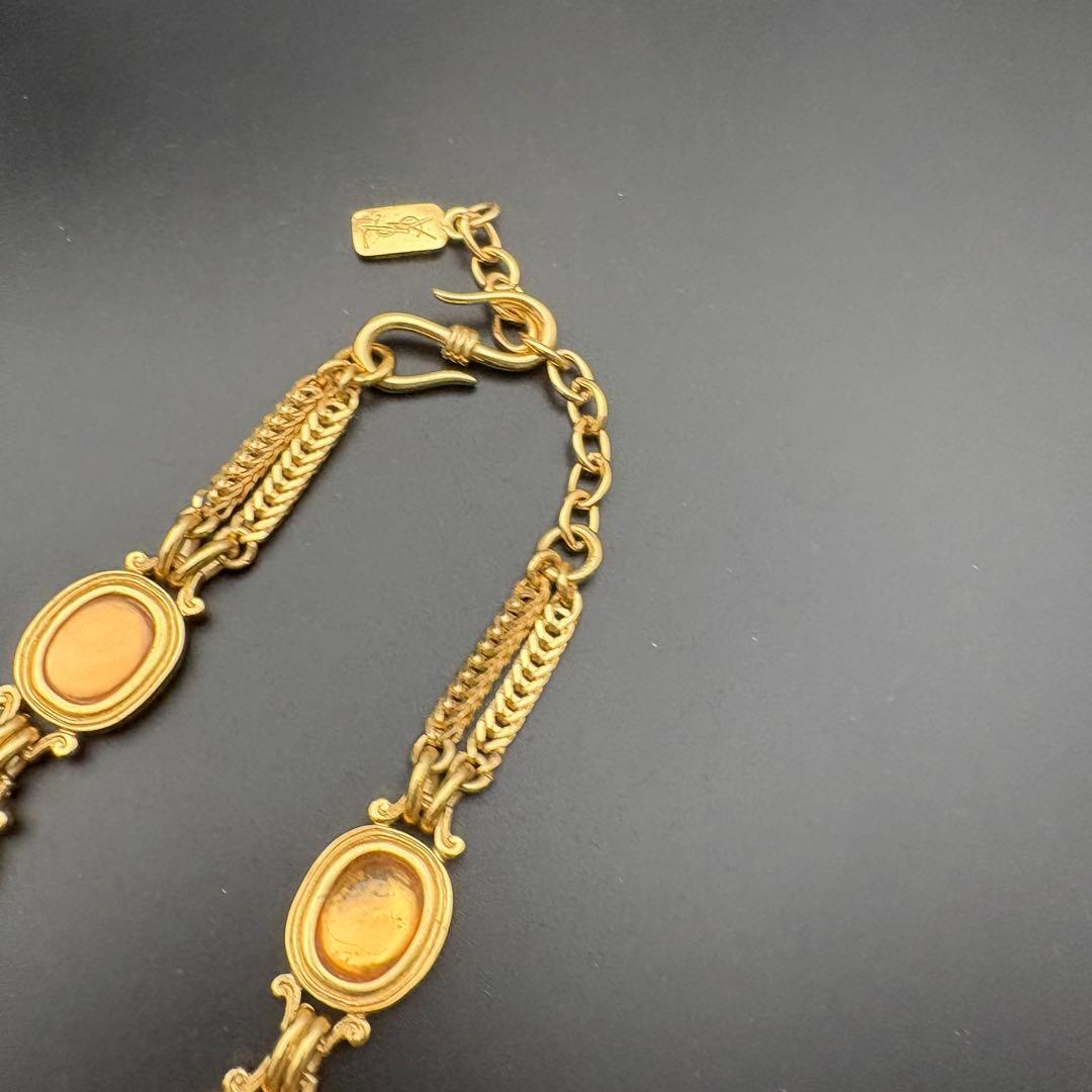 ✨希少✨Yves Saint Laurent ネックレス カラーストーン
